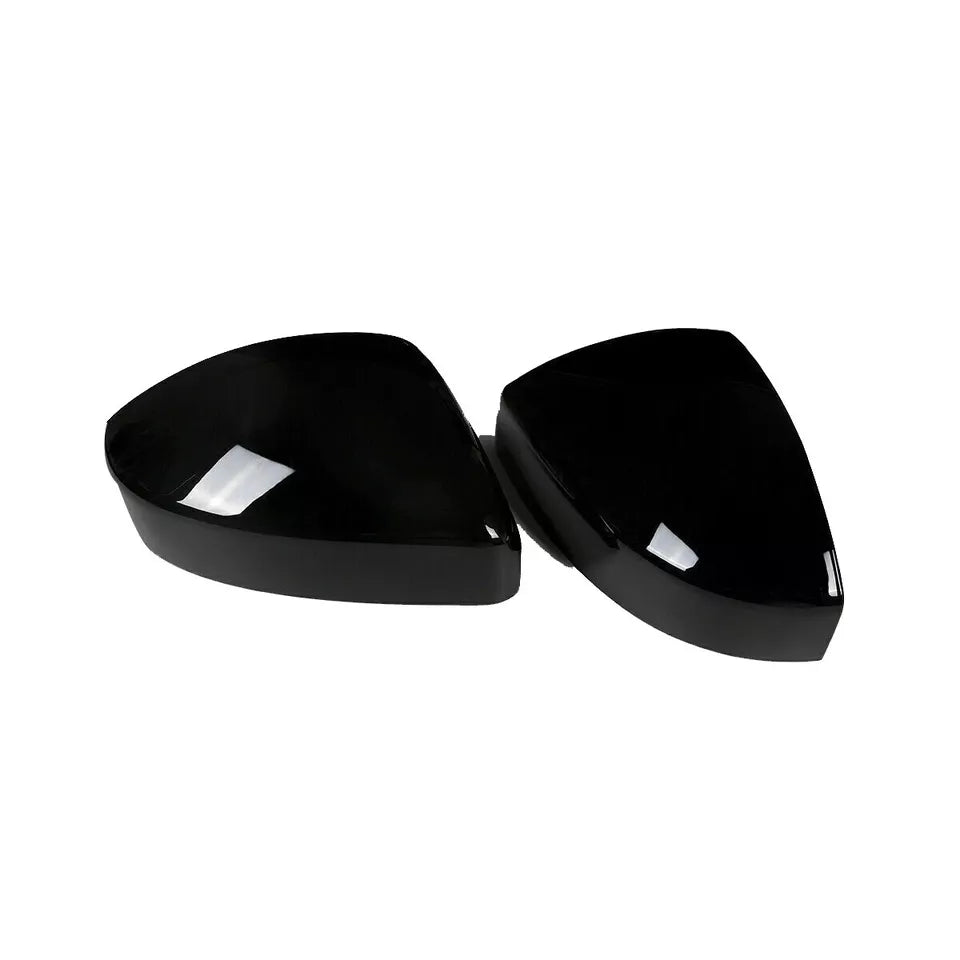 FOR RANGE ROVER EVOQUE DISCOVERY SPORT VELAR WING MIRROR COVER CAP GLOSS BLACK