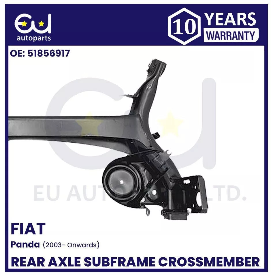 FOR FIAT PANDA REAR SUBFRAME AXLE CROSSMEMBER 51856917 DRUM BRAKE MODE 2003+