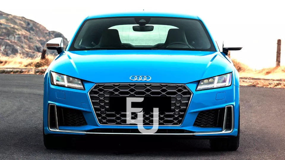 FOR AUDI TT MK3 LEFT RIGHT SIDE PAIR FRONT HEADLIGHT HEADLAMP LENS COVER 2015-23