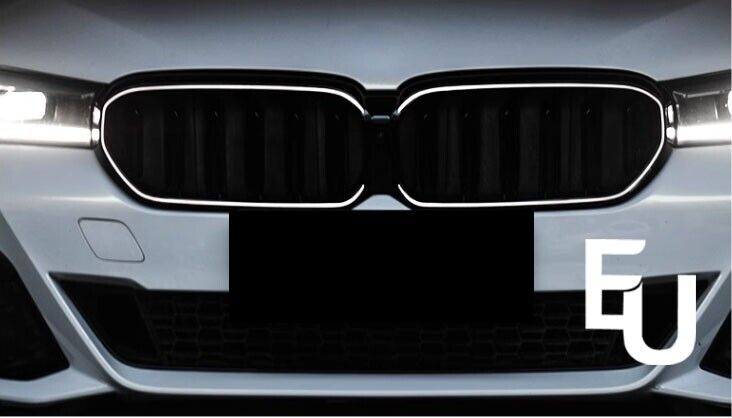 FOR BMW 5 SERIES G30 G31 FACELIFT SPORT KIDNEY LED GRILLE GRILL & LICENCE PLATE