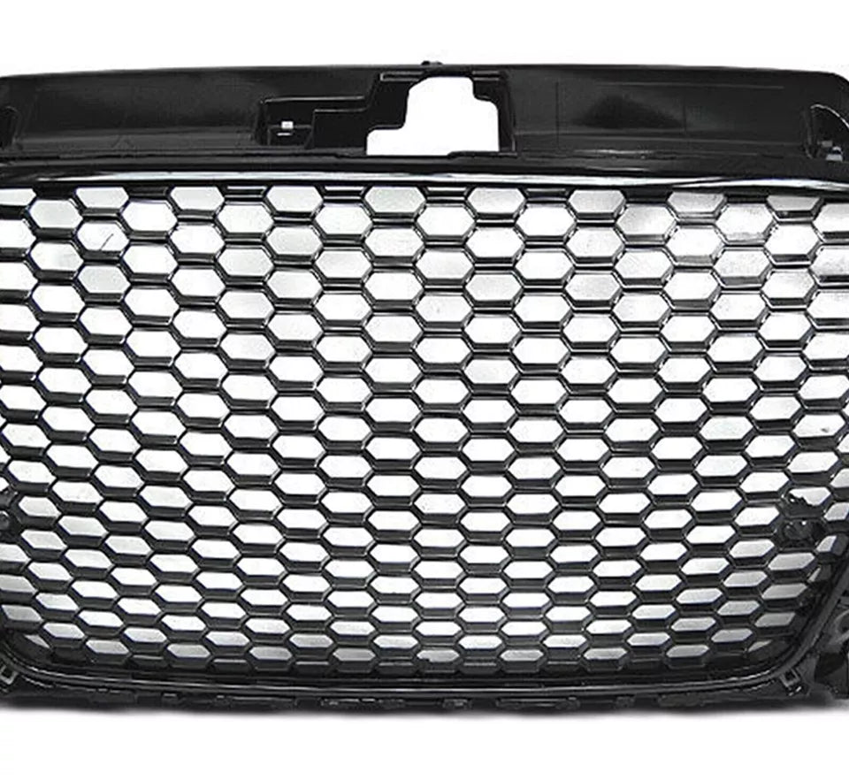 FOR AUDI A3 8V 2012-16 HONEYCOMB GRILLE DEBADGED RS STYLE GRILL BADGE BADGELESS