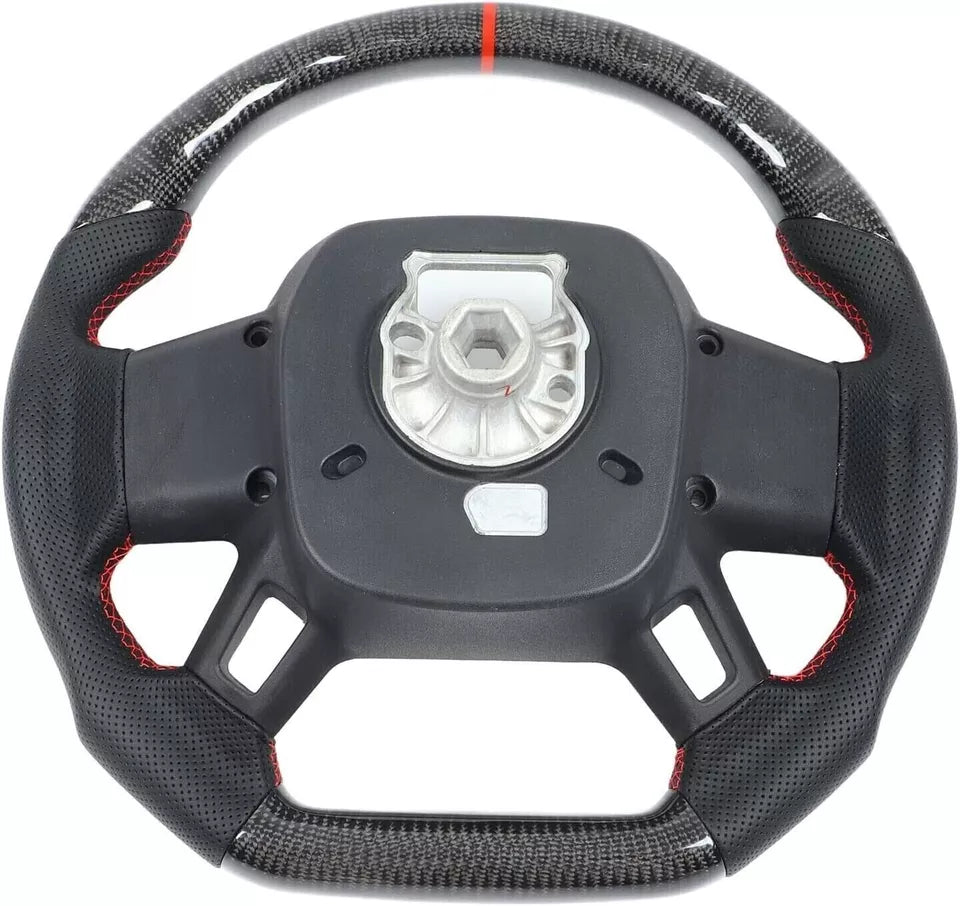 STEERING WHEEL REAL CARBON FIBER EMPTY CORE FOR LAND ROVER DEFENDER 90 110 L663