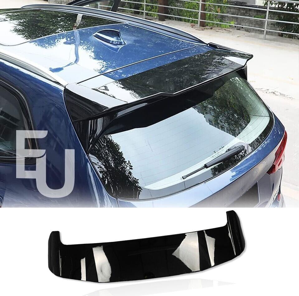FOR BMW X3 G01 X3M  REAR BOOT ROOF SPOILER GLOSS BLACK 2017 ONWARDS