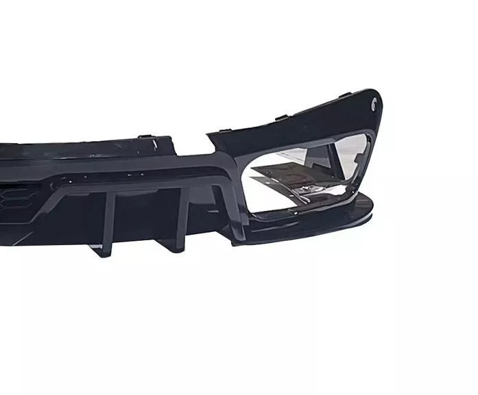 FOR BMW X5 G05 M SPORT GLOSS BLACK COMPETITIVE STYLE REAR BUMPER DIFFUSER