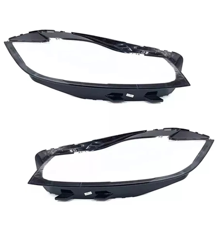 2X LEFT RIGHT SIDE PAIR HEADLIGHT LENS COVER LAMP FOR JAGUAR XF XFL 2015-2019