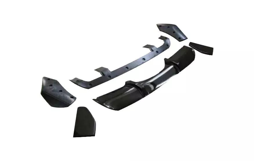FOR BMW X5 F15 M SPORT REAR DIFFUSER LIP SPLITTER VALANCE CARBON LOOK 2013-2018