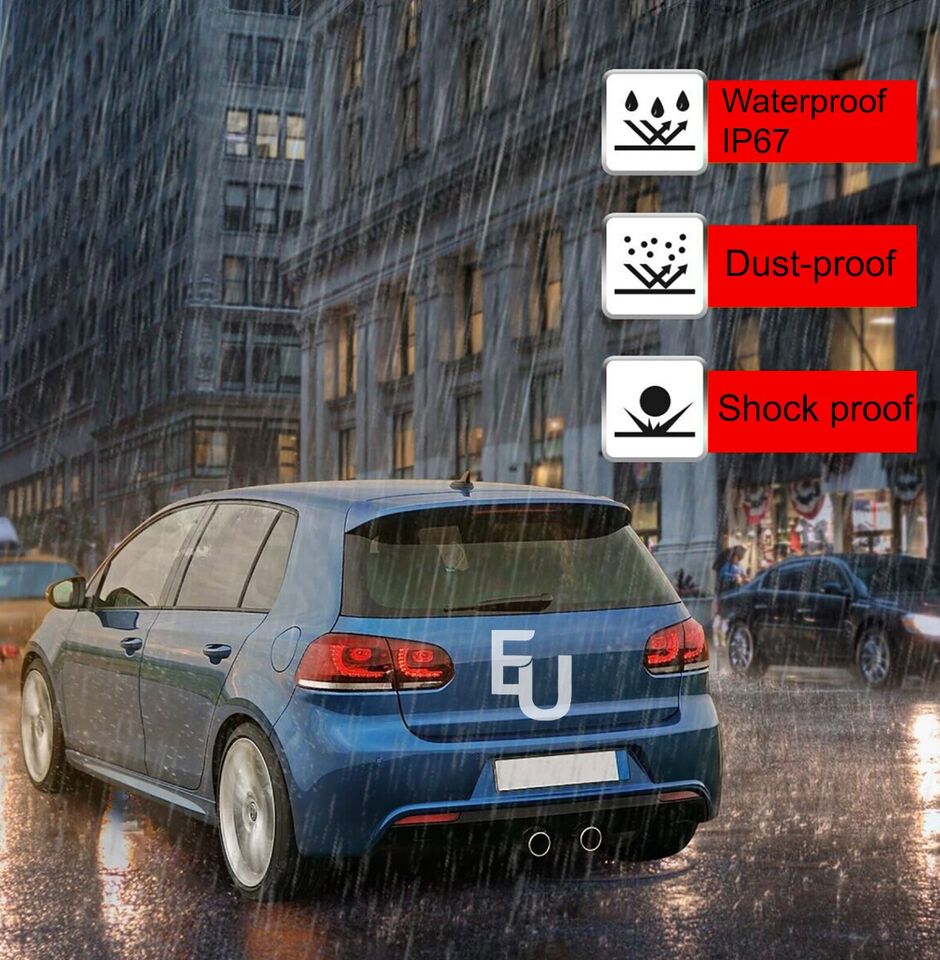 FOR VW GOLF MK6 LED R-DESIGN SEQUENTIAL SWIPE TAIL LIGHTS LAMP LAMPS SET PAIR