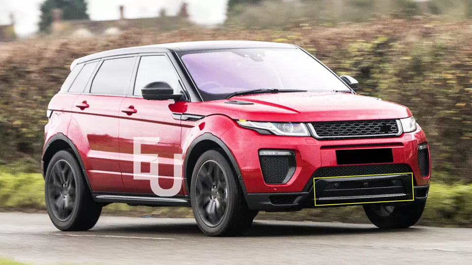 FRONT BUMPER SKID PLATE KIT TOW HOOK COVER FOR 2016 2017 2018 RANGE ROVER EVOQUE