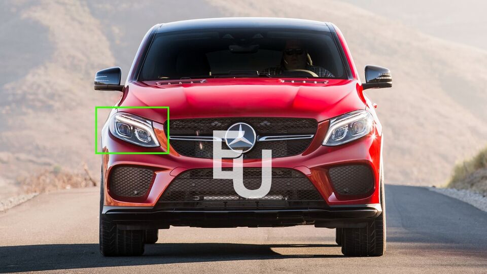 HEADLIGHT LENS COVER FOR MERCEDES BENZ GLE W166 15 -19 RIGHT DRIVER SIDE LENS UK