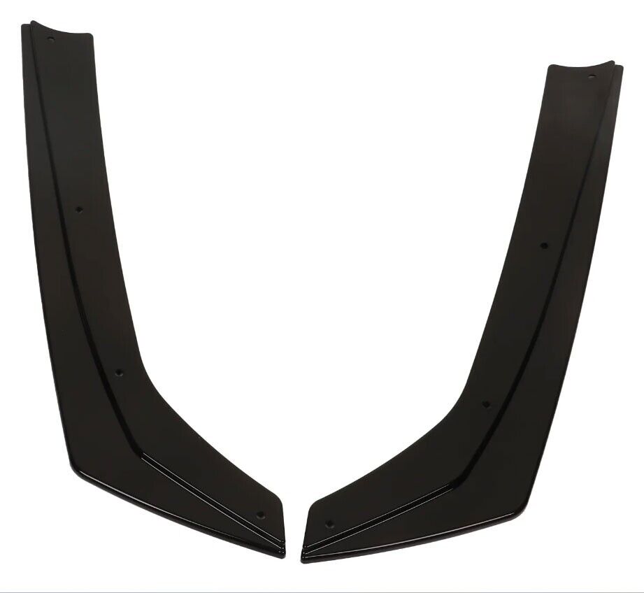 FOR BMW 3 SERIES G20 G80 REAR CORNER CANARD BUMPER DIFFUSER SPLITTER GLOSS BLACK