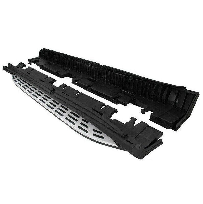 FOR MERCEDES BENZ W167 V167 GLE SILVER SIDE STEPS RUNNING BOARDS 5 DOOR 2018 ON