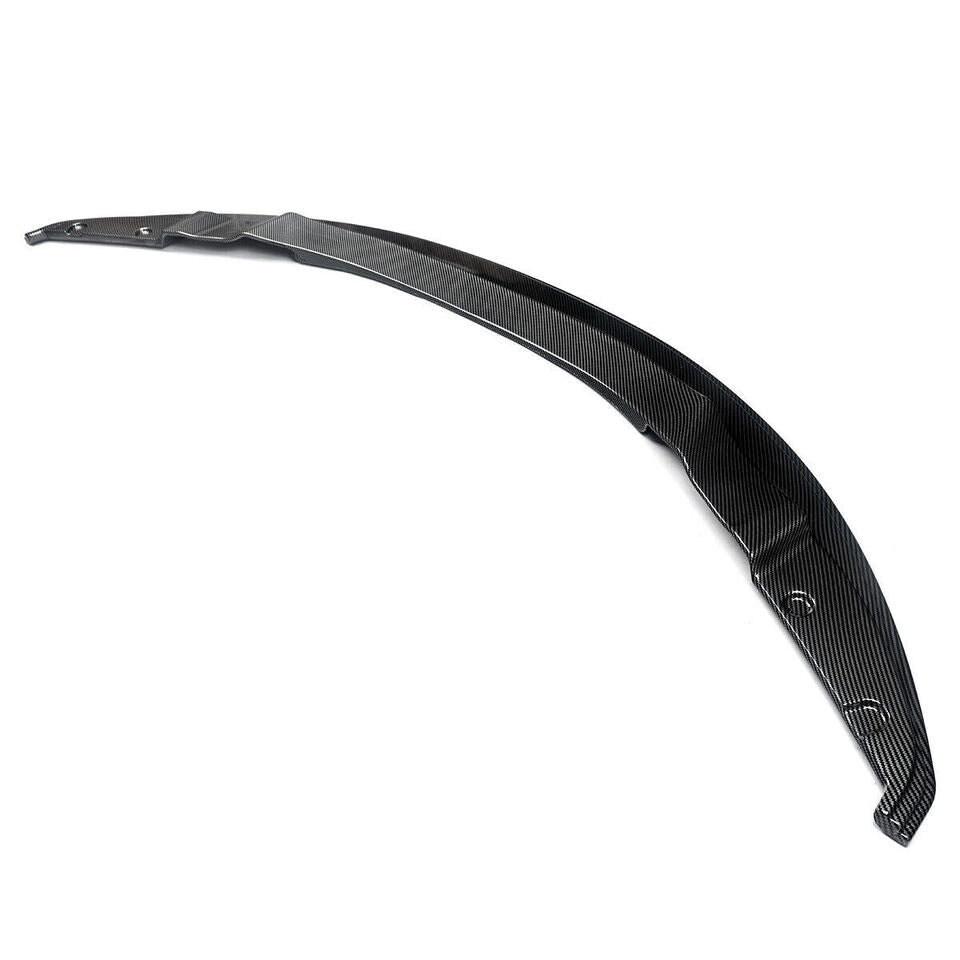 FOR BMW M3 E90 E92 E93 FRONT BUMPER SPLITTER LIP SPOILER 08-13 CARBON FIBRE LOOK
