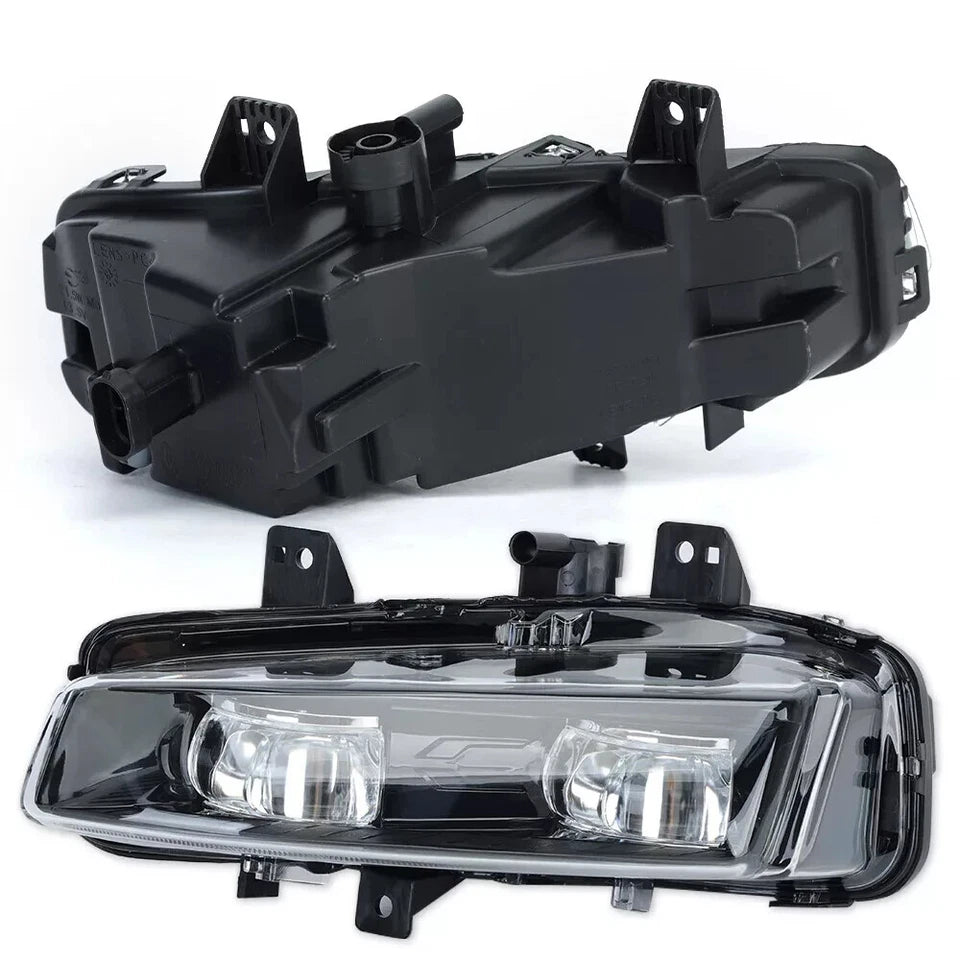 PAIR LED FRONT FOG LIGHT LAMP BLACK FIT FOR RANGE ROVER EVOQUE L538 2011-2015 UK