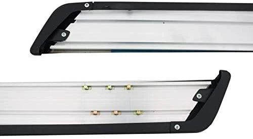 FOR AUDI Q7 2015-2023 4M 4MB SIDE STEPS RUNNING BOARDS GUARD BRUSHED STEEL NEW