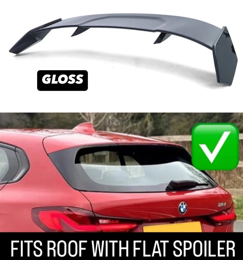 FOR BMW 1 SERIES F40 MP STYLE REAR ROOF SPOILER SE SPORT LIP WINGS GLOSS BLK 19+