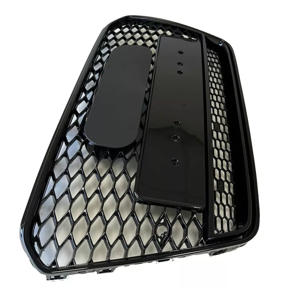 AUDI A5 S5 2012-2016 RS5 LOOK FRONT MAIN RADIATOR GRILLE GLOSS BLACK HONEYCOMB