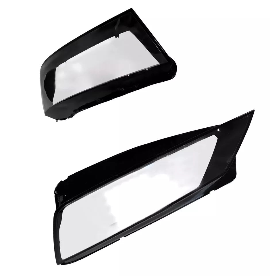 FOR AUDI TT MK3 LEFT RIGHT SIDE PAIR FRONT HEADLIGHT HEADLAMP LENS COVER 2015-23