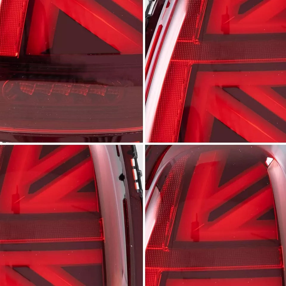 Pair LED Rear Lights For Mini R56 R57 R58 R59 Cooper S Tail Brake Lamp 2007–2013