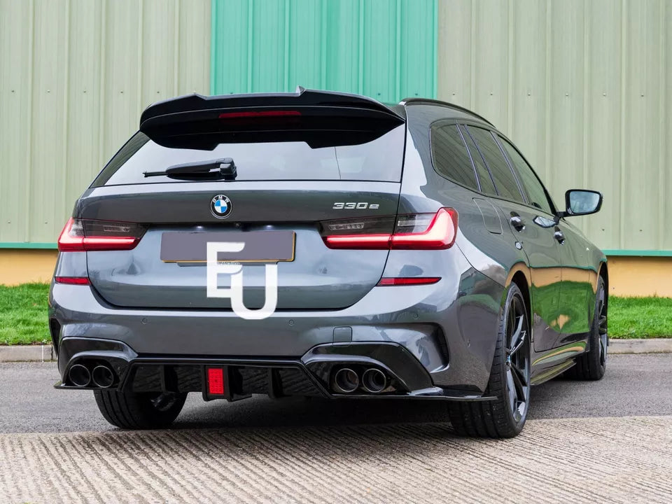 FOR BMW 3 SERIES G21 BODY KIT BODYKIT FRONT SPLITTER REAR DIFFUSER SKIRT W/ LED