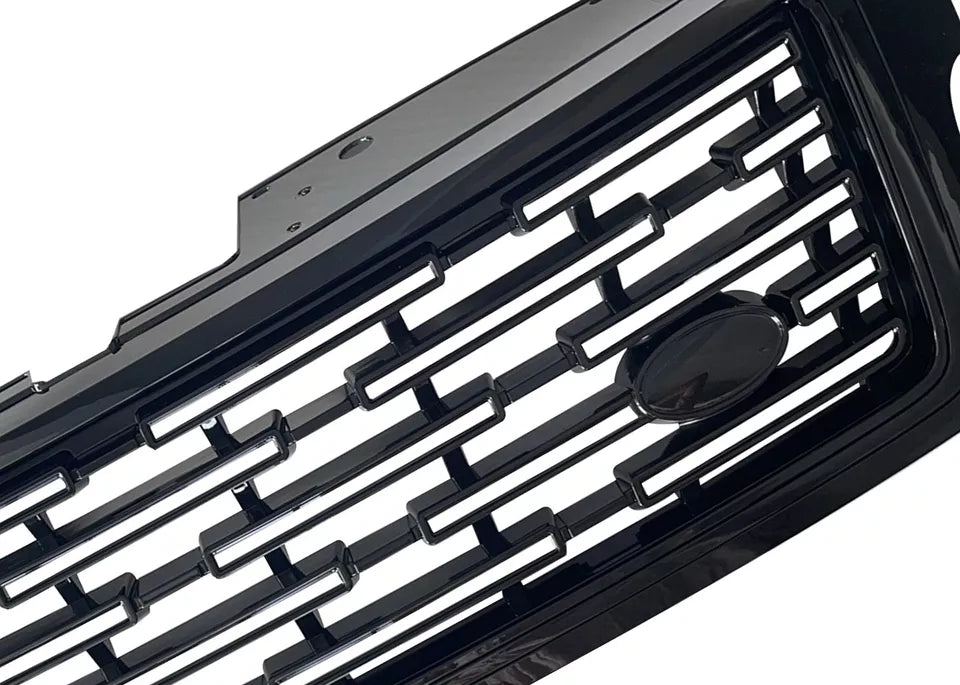 FOR RANGE ROVER L405 VOGUE 18-21 UPGARADE TO 2023 GLOSS BLACK FRONT GRILL GRILLE