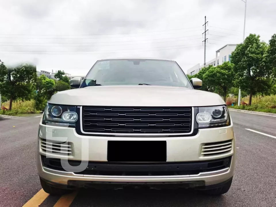 FOR RANGE ROVER L405 VOGUE 13-17 GLOSS BLACK FACELIFT 2023 LOOK FRONT GRILLE