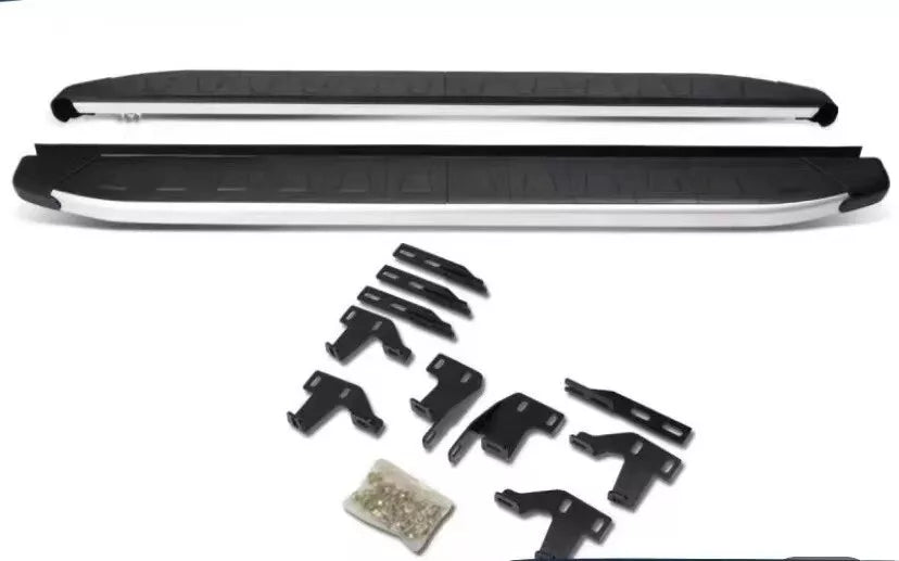 FOR FORD KUGA MK2 RUNNING BOARDS ALUMINIUM SIDE STEPS CUBE STYLE PAIR 2012-2019