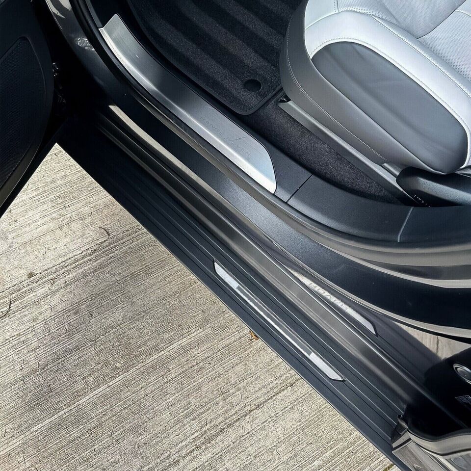 BLACK RUNNING BOARD SIDE STEPS FOOT RAILS FOR RANGE ROVER SPORT L461 2022+
