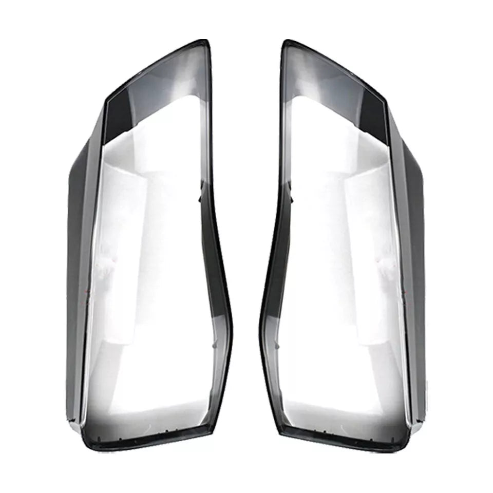 FOR AUDI A8 D4 LEFT RIGHT SIDE PAIR FRONT HEADLIGHT HEADLAMP LENS COVER 10-13
