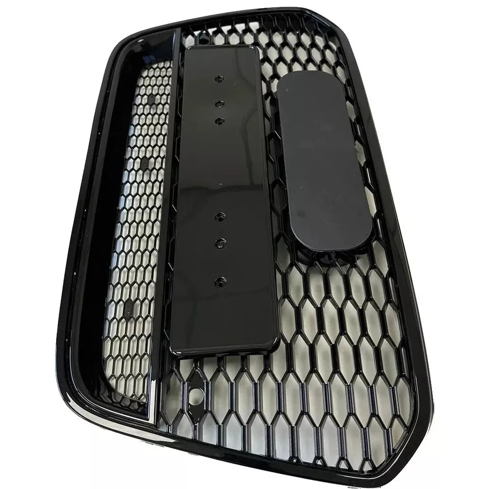 AUDI A6 S6 C7 4G FRONT GRILLE GRILL W/PDC GLOSS BLACK HONEYCOMB RS6 LOOK 11-15