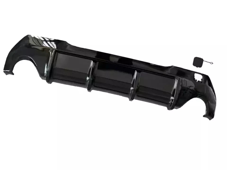 REAR DIFFUSER FOR BMW 1 SERIES F40 M SPORT DAUL EXHAUST 135I GLOSS BLACK 2019+