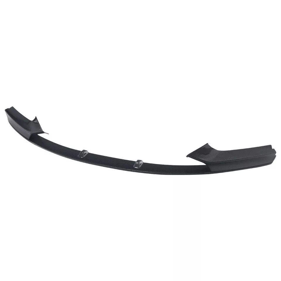 FOR BMW 2 SERIES F22 F23 FRONT SPLITTER LIP VALANCE SPOILER CARBON LOOK 14-21