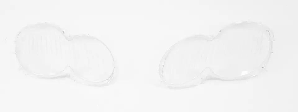 FOR MERCEDES SL R230 LEFT RIGHT SIDE PAIR HEADLIGHT LENS HEADLAMP COVER 2002-07