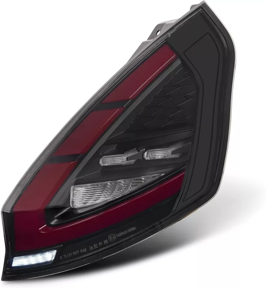 PAIR SMOKED LED TAIL LIGHTS FOR FORD FIESTA HATCHBACK SE ST W/DYNAMIC 2008-2019