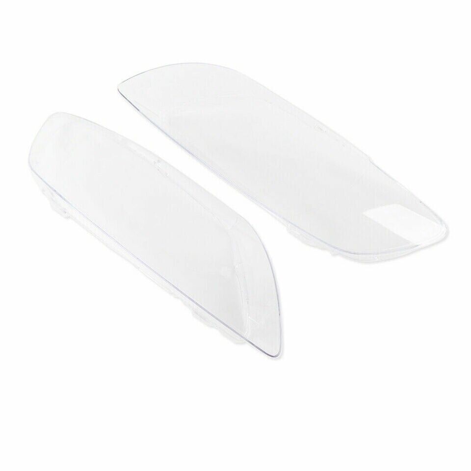 L+R HEADLIGHT LENS COVER HEADLAMP SHELL REPLACEMENT FOR AUDI Q7 4LB 2006-2015