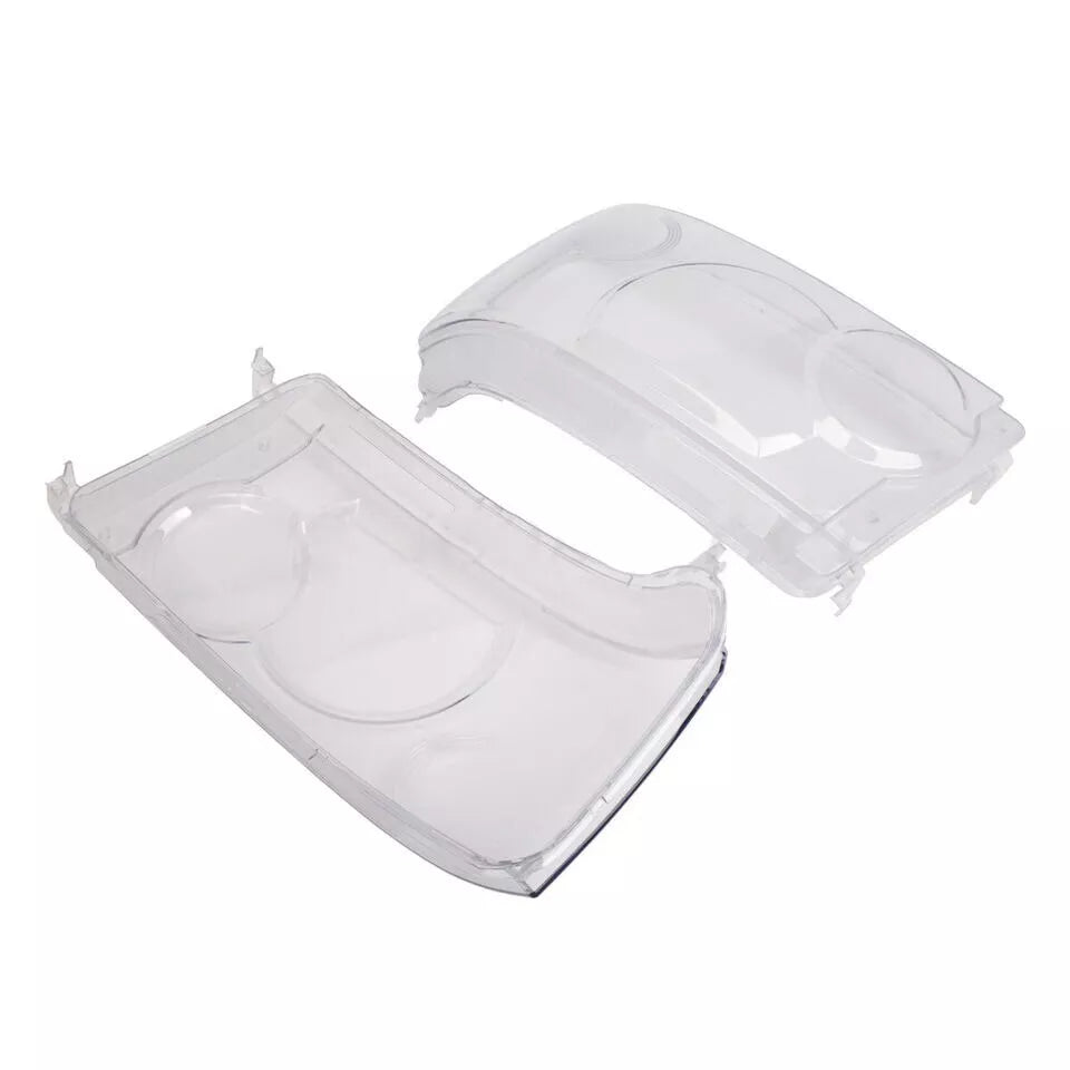 LEFT RIGHT FRONT HEADLIGHT LAMP LENS COVER FOR RANGE ROVER VOGUE MK3 L322 06-09