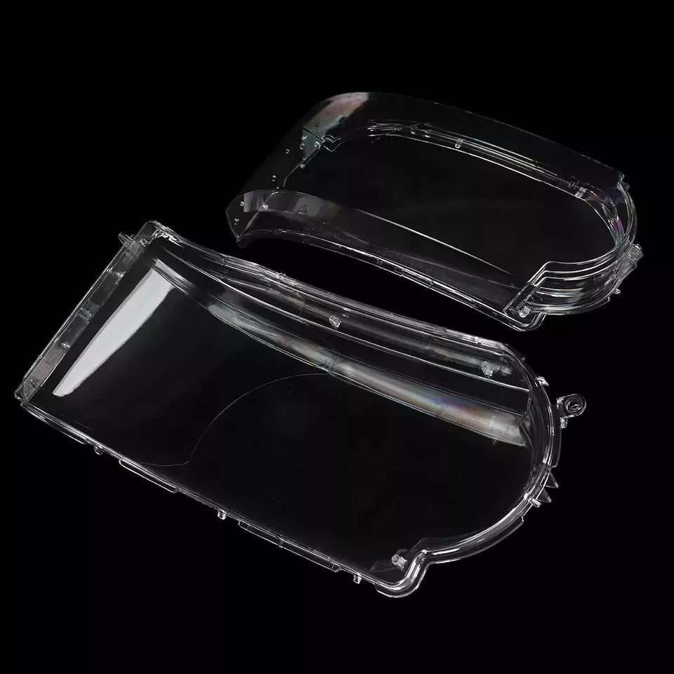 PAIR LEFT RIGHT HEAD LIGHT LENS COVER LAMP FOR RANGE ROVER VOGUE L322 2010-2012