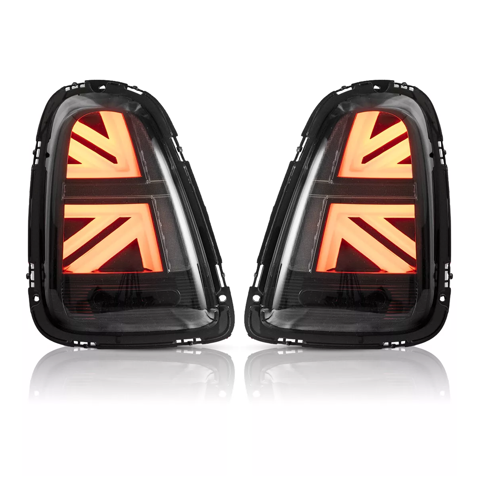 SMOKED FULL LED REAR LIGHTS FOR MINI COOPER R56 R57 R58 2007–2013 BRAKE LIGHTS