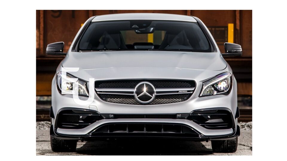 FOR MERCEDES CLA W117 C117 AIR KNIFE SPLITTER AERO KIT REAR DIFFUSER BODYKIT