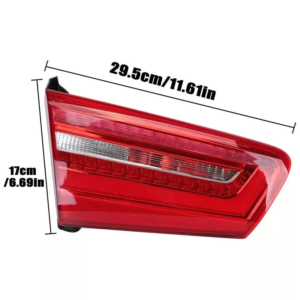 LEFT N/S REAR INNER LED TAIL LIGHT STOP BRAKE LAMP FOR AUDI A6 C7 SALOON 2012-15
