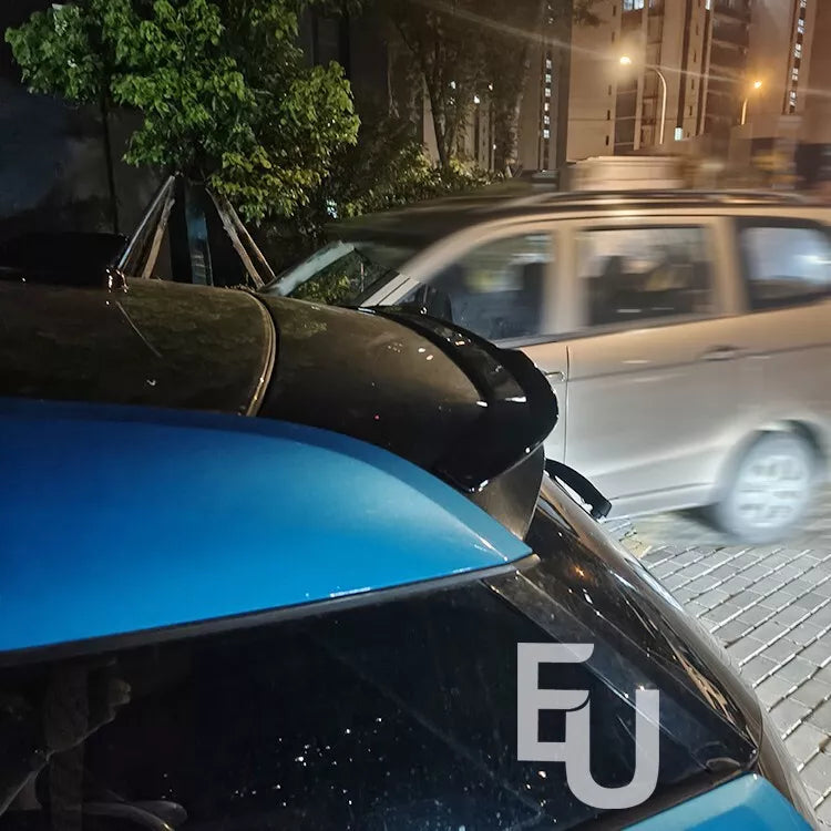 FOR BMW I3 SERIES I01 REAR ROOF WING LIP BOOT DIFFUSER SPOILER GLOSS BLACK 18-22