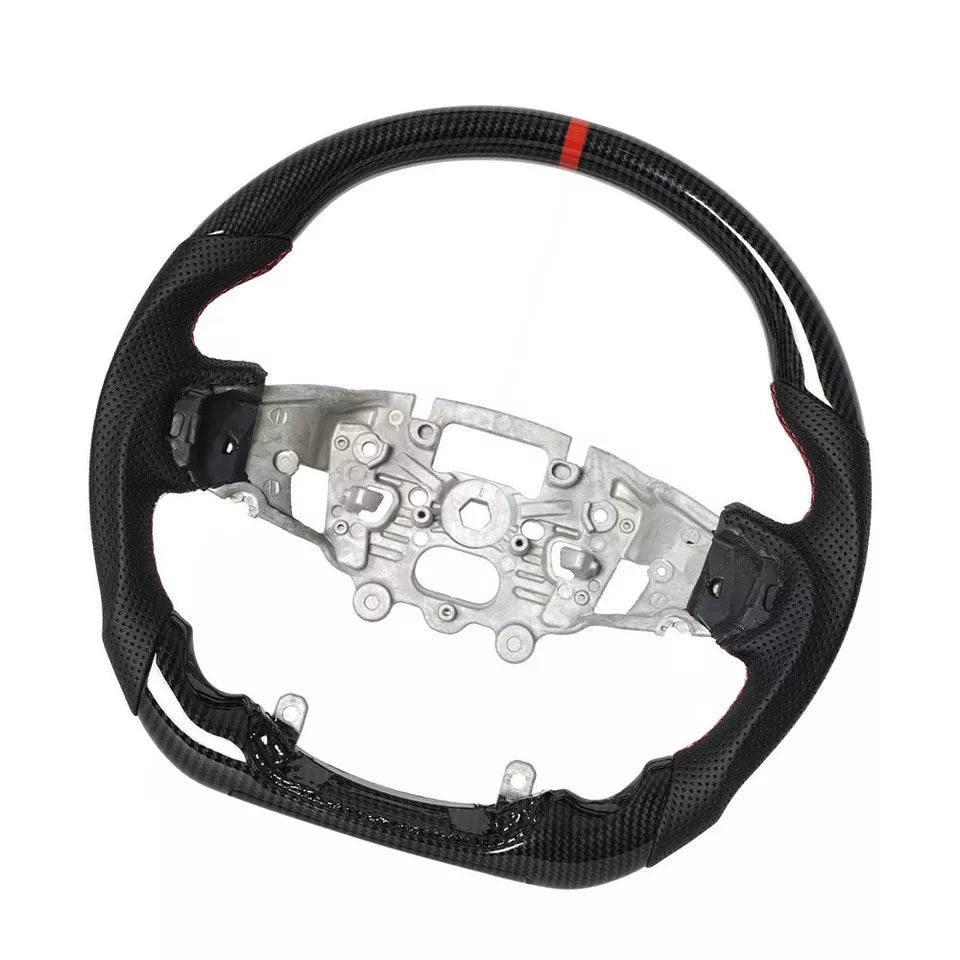FOR FORD RANGER RAPTOR PY MK4 REAL CARBON FIBER LEATHER STEERING WHEEL 2023 ON