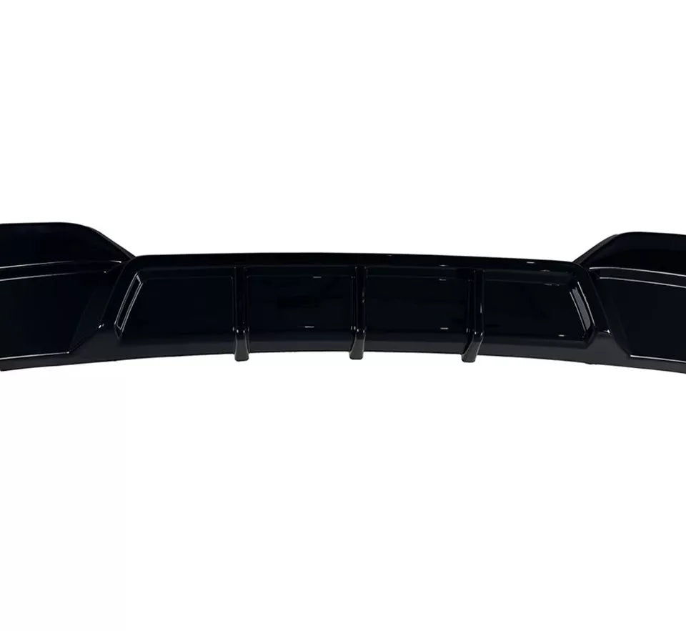 FOR BMW F06 F12 F13 M-SPORT REAR BUMPER DIFFUSER LIP SPOILER GLOSS BLK 2012-2018