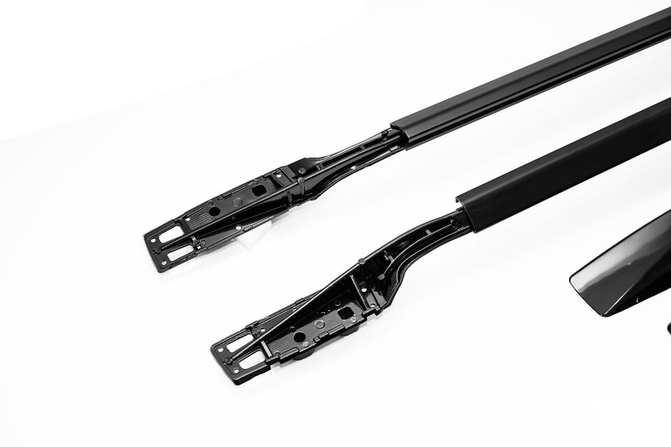 FOR TOYOTA RAV4 2006-2012 ALUMINIUM BLACK ANTI THEFT ROOF RAILS CROSS BARS RACK