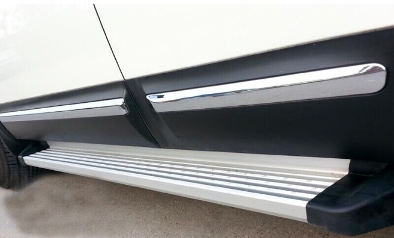 RUNNING BOARDS SIDE STEPS FOR NISSAN QASHQAI QASHQAI+2 J10 07-14 SILVER STYLISH