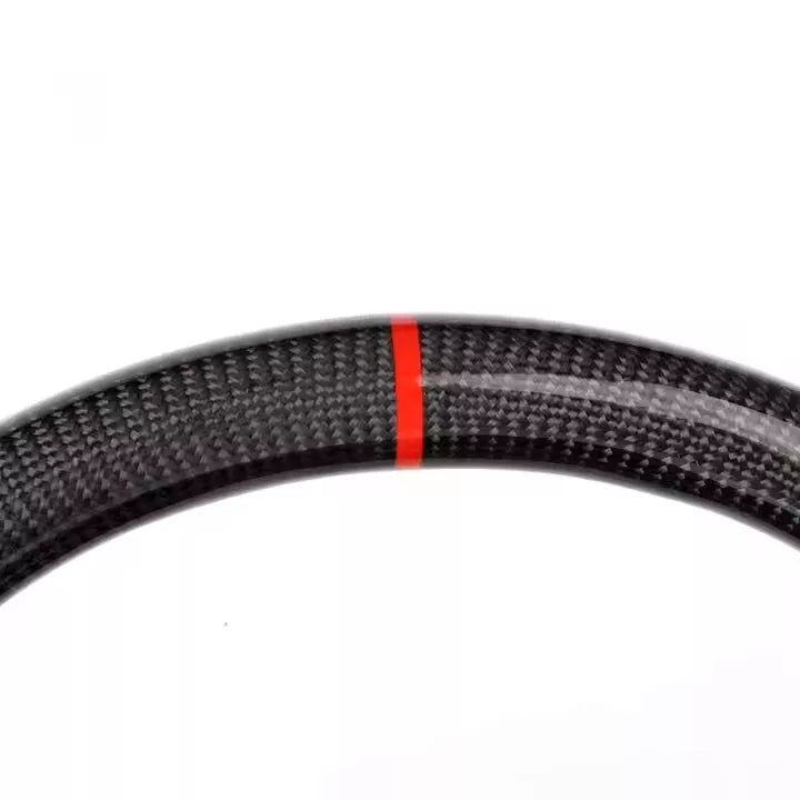 REAL CARBON FIBER LEATHER STEERING WHEEL FOR FORD RANGER RAPTOR PX2 PX3 FACELIFT