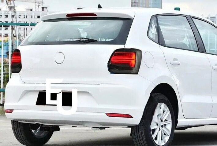 FULL SMOKED LED REAR TAIL LIGHTS BRAKE LAMP W/SEQUENTIAL FOR VW POLO 2011-2017