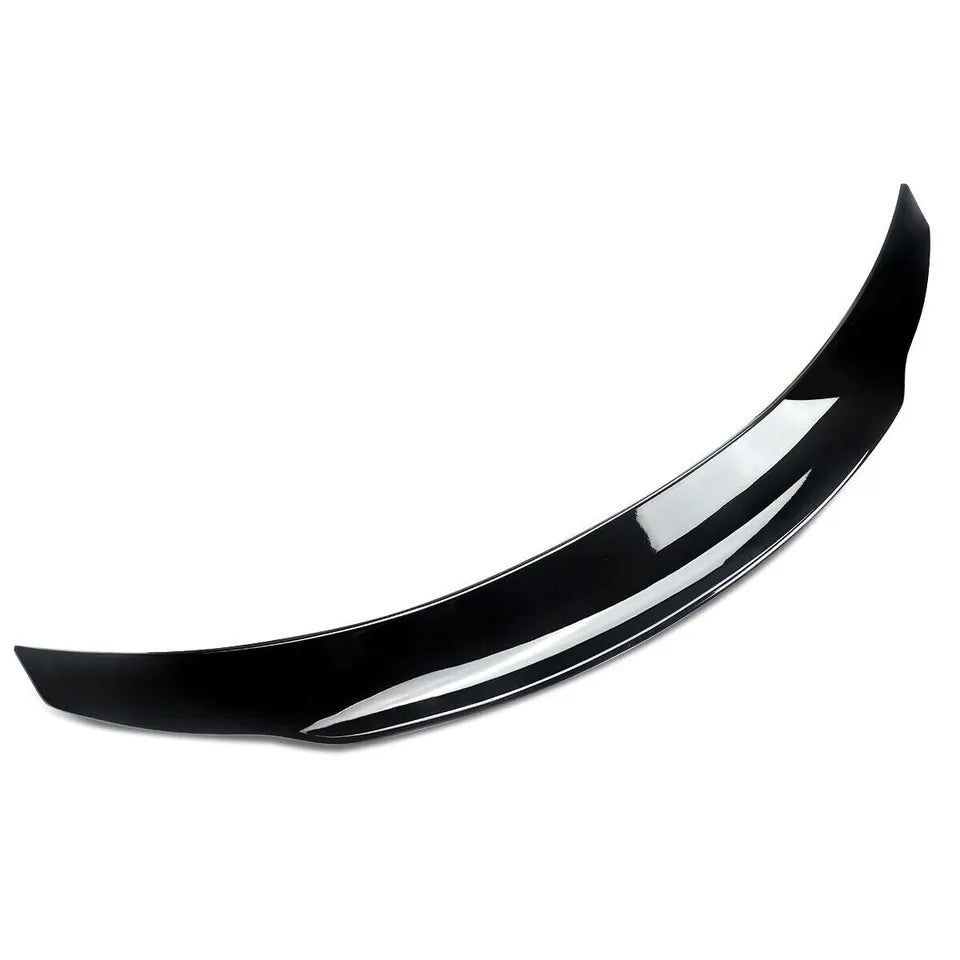 MERCEDES C CLASS C205 COUPE AMG REAR BOOT SPOILER PSM STYLE GLOSS BLACK 15+