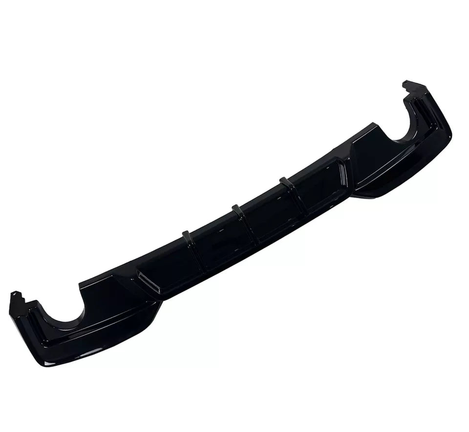 FOR BMW F06 F12 F13 M-SPORT REAR BUMPER DIFFUSER LIP SPOILER GLOSS BLK 2012-2018