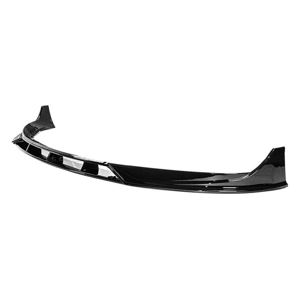 FOR TESLA MODEL 3 FRONT BUMPER SPLITTER LIP SPOILER VALANCE GLOSS BLK 2017-2021