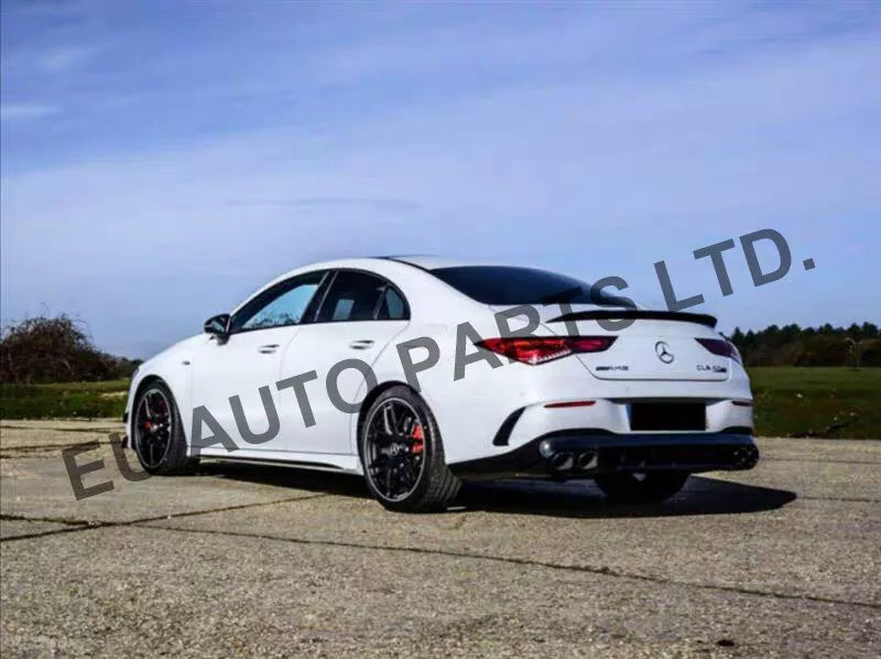FOR MERCEDES CLA CLASS REAR BOOT SPOILER C118 A35 A45 AMG LOOK GLOSS BLACK 2019+